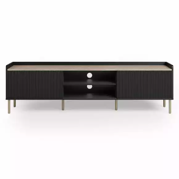 Dunelm Georgi Extra Wide TV Unit Black - Image 3