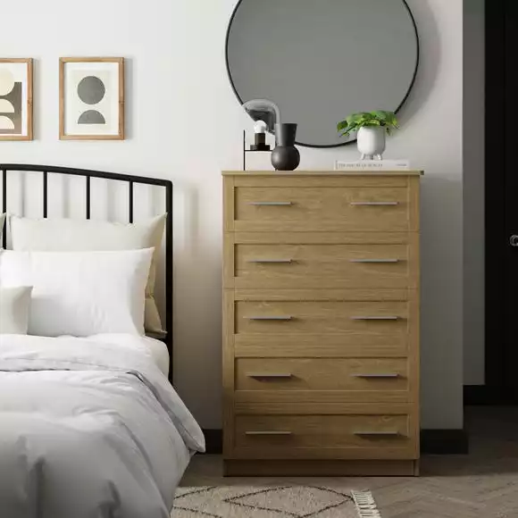 Dunelm Toby 5 Drawer Chest