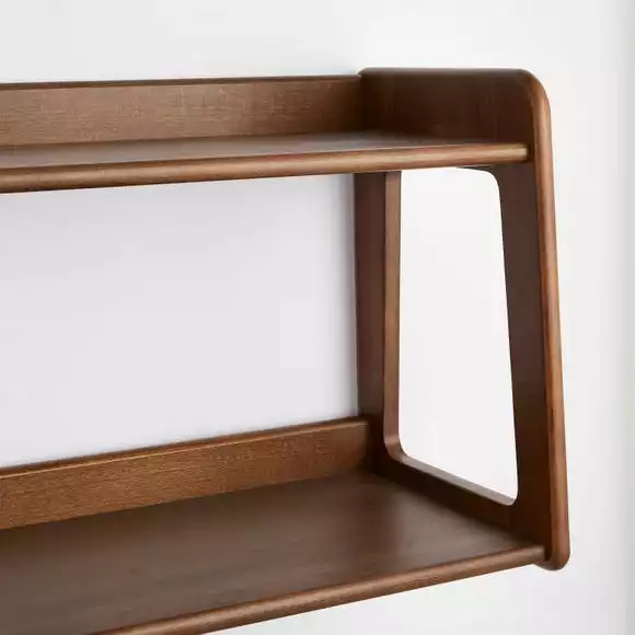 Dunelm Elements Beechwood Wall Shelving Unit - Image 2