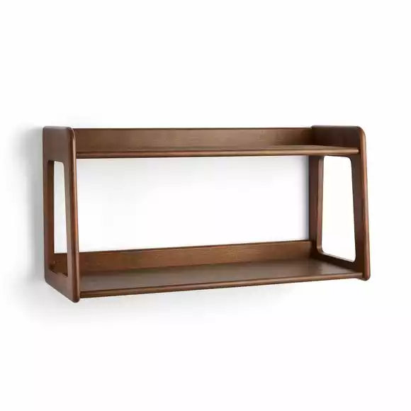 Dunelm Elements Beechwood Wall Shelving Unit - Image 3