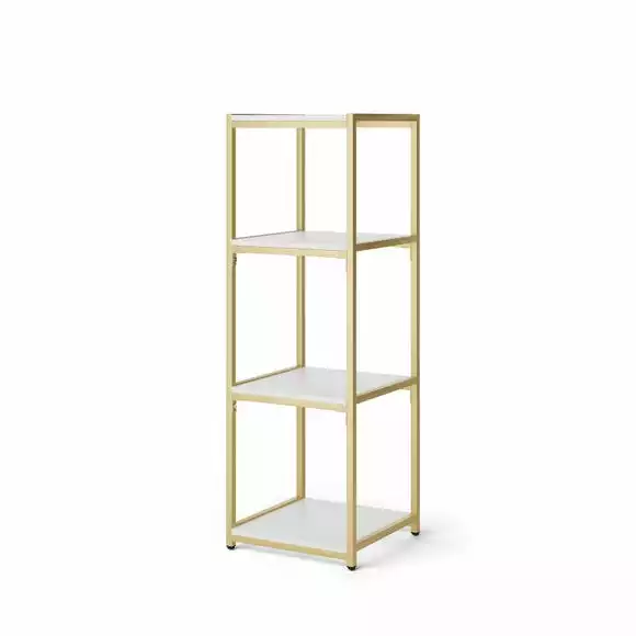 Dunelm Modular 4 Shelf Gold Frame Component - Image 5