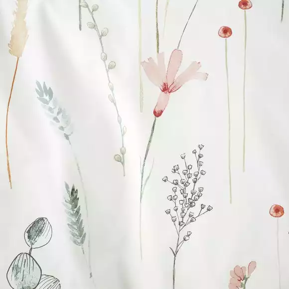 Dunelm Dried Flowers Blush Duvet Cover And Pillowcase Set - Image 3