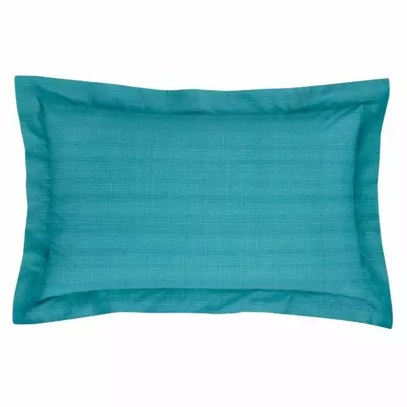 Elements Maverick Teal Oxford Pillowcase - Image 2