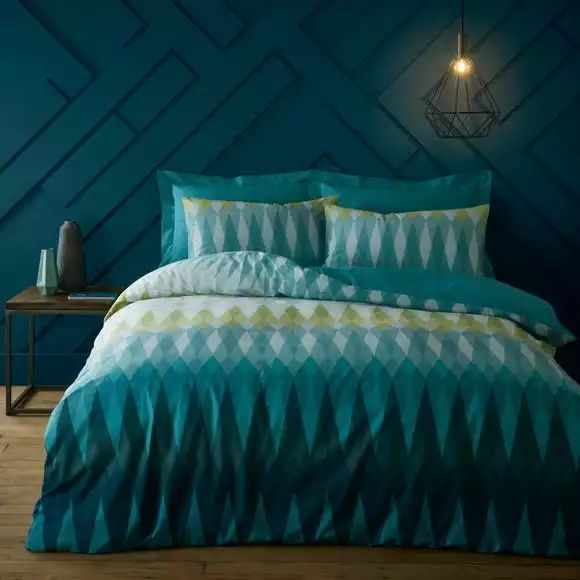 Elements Maverick Teal Oxford Pillowcase - Image 4