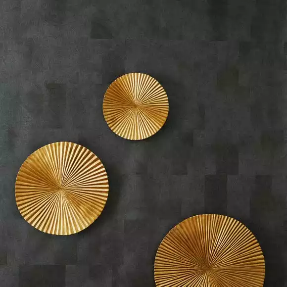 Dunelm Textured Vinyl Square Black Wallpaper - Image 4