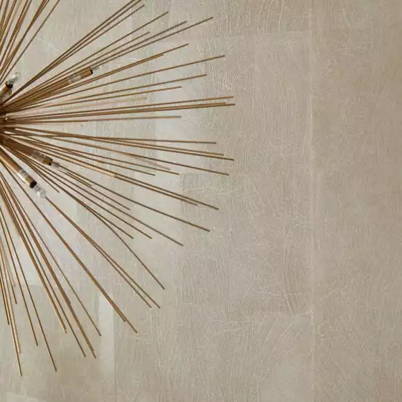 Dunelm Textured Vinyl Square Natural Wallpaper - Image 4