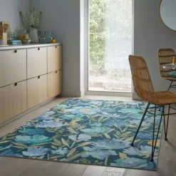 Flair Fold Alyssa Floral Washable Rug