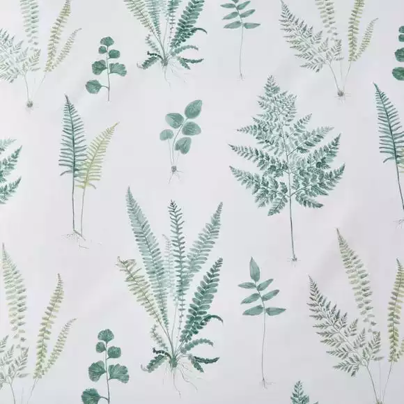 Dunelm Fern Green 100% Cotton Duvet Cover And Pillowcase Set - Image 5