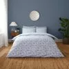 Dunelm Mabel Blue Duvet Cover And Pillowcase Set