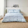 Dunelm Ripley Seafoam 100% Cotton Duvet Cover And Pillowcase Set