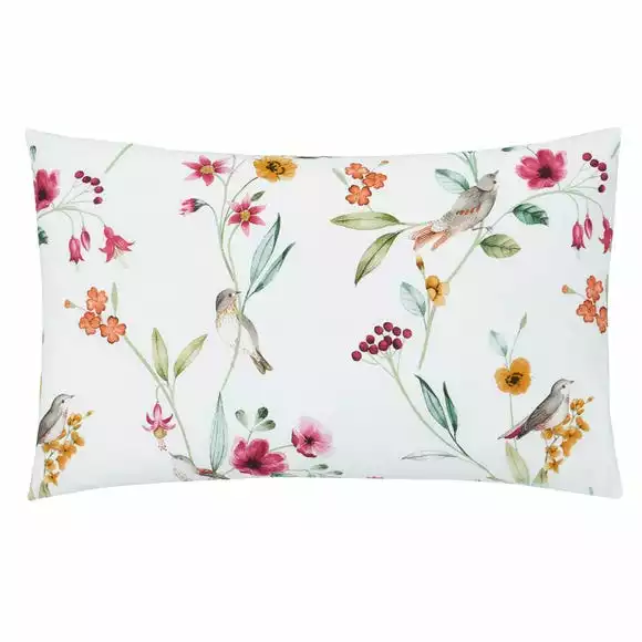 Dunelm Country Bird Pink Duvet Cover And Pillowcase Set - Image 5