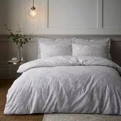 Elements Emelie Grey Duvet Cover And Pillowcase Set