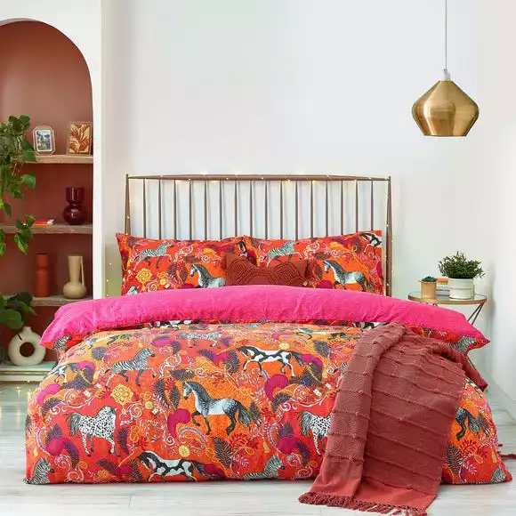 Furn Vivid Andalucian Reversible Duvet Cover And Pillowcase Set - Image 2