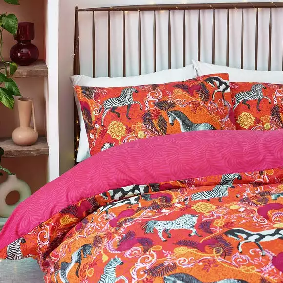 Furn Vivid Andalucian Reversible Duvet Cover And Pillowcase Set - Image 3