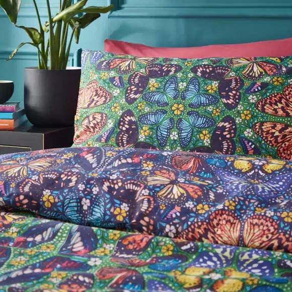 Furn Papilion Reversible Duvet Cover And Pillowcase Set - Image 4