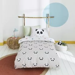 Born To Be A Pandas Friend Duvet Cover And Pillowcase Set