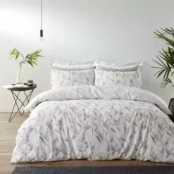 Dunelm Zen Natural Duvet Cover And Pillowcase Set