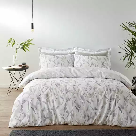 Dunelm Zen Natural Duvet Cover And Pillowcase Set