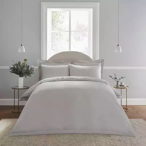 Dorma Tencel Grey Duvet Cover