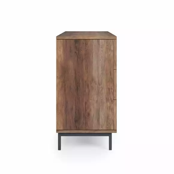 Dunelm Fulton 6 Drawer Chest, Pine Effect - Image 4