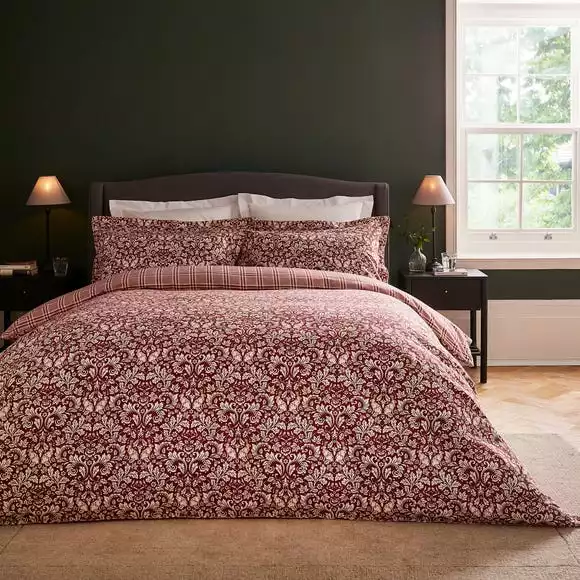 Dorma Oakwood 100% Brushed Cotton Oxford Pillowcase Pair - Image 3