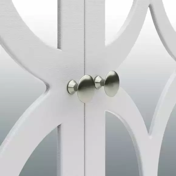 Dunelm Delphi Grey Small Slim Cabinet - Image 6