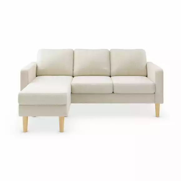 Dunelm Jacob Sherpa Compact Corner Chaise Sofa - Image 4
