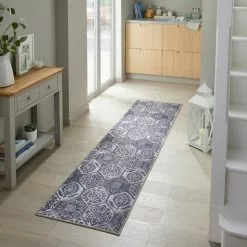 PractiRug Celeste Tile Washable Runner