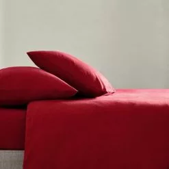 Dunelm Simply 100% Brushed Cotton Standard Pillowcase Pair