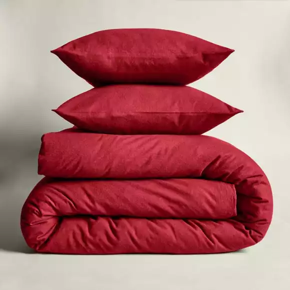 Dunelm Simply 100% Brushed Cotton Standard Pillowcase Pair - Image 3