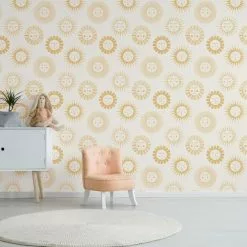 Brewster Suns Self Adhesive Wallpaper