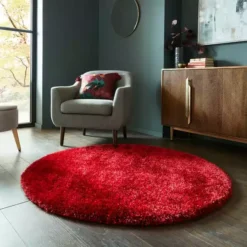 Dunelm Indulgence Circle Shaggy Rug