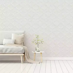 Fine Décor Wallpaper Milano Wave Off White Vinyl Wallpaper