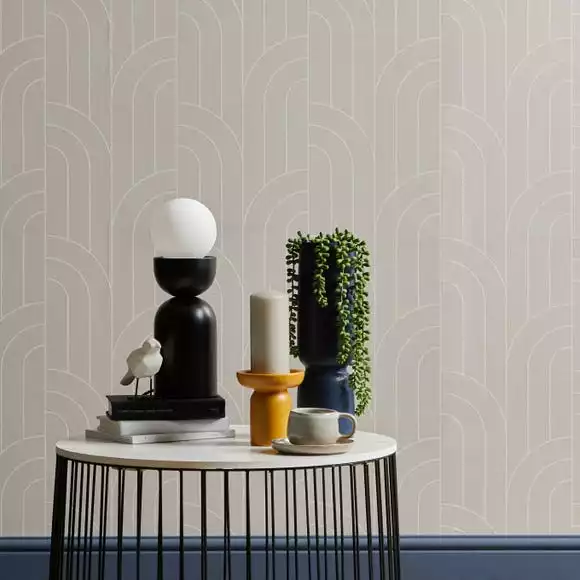 Dunelm Arches Grey Wallpaper - Image 5