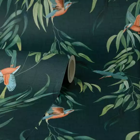 Natural History Museum Waterside Blue Wallpaper - Image 3