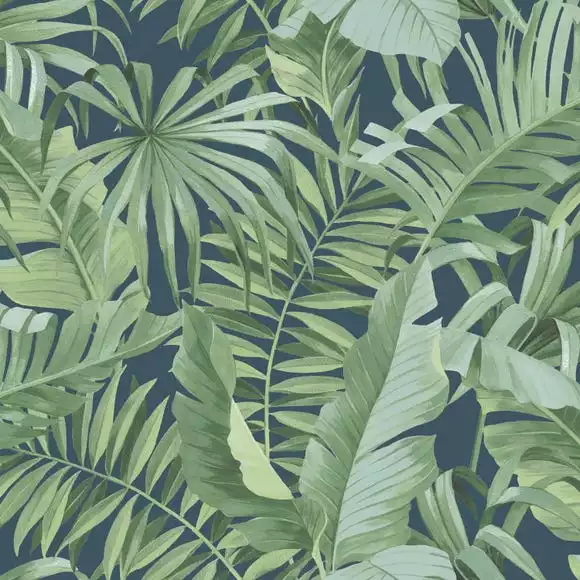 NuWallpaper Nu Wall Self Adhesive Maui Navy Wallpaper - Image 2