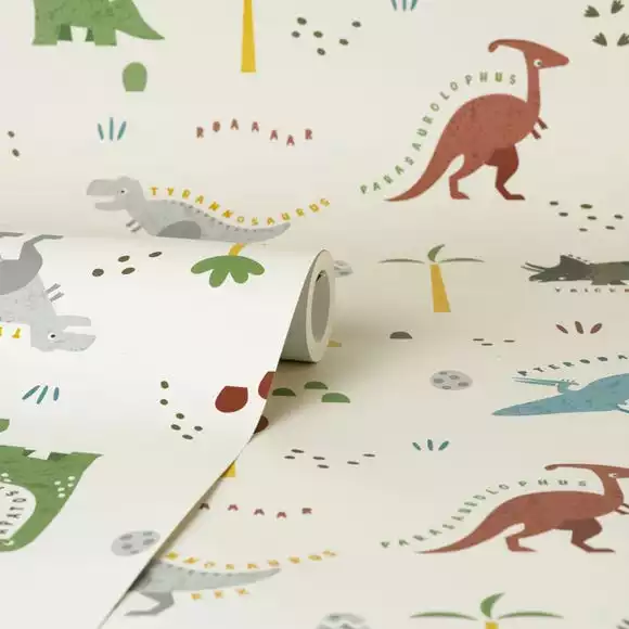 Dunelm Dinosaur Multi Wallpaper - Image 3