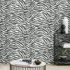 Dunelm Zebra Monochrome Wallpaper