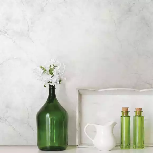 Dunelm Carrara Marble Peel And Stick Wallpaper - Image 3