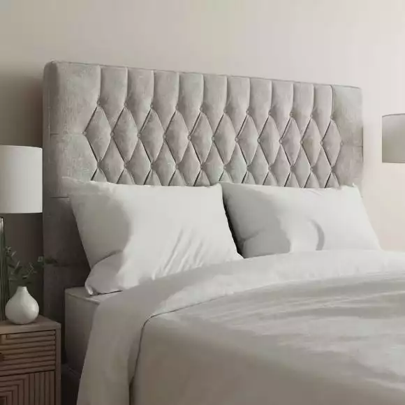 Dunelm Chenille Chesterfield Headboard