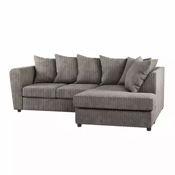Dunelm Blake Jumbo Cord Right Hand Corner Sofa - Image 2
