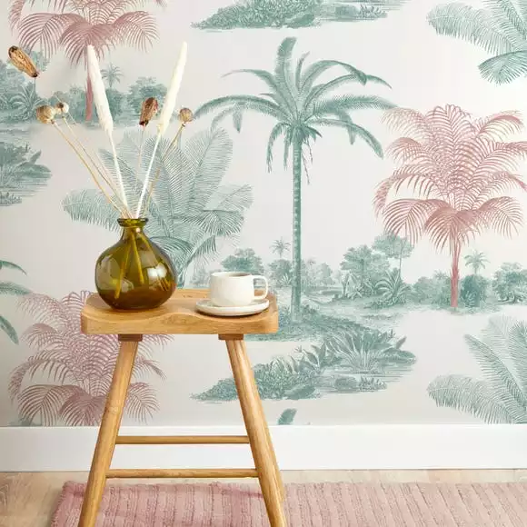 Dunelm Vintage Palm Wallpaper - Image 2