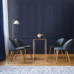 Dunelm Wood Panel Navy Mural