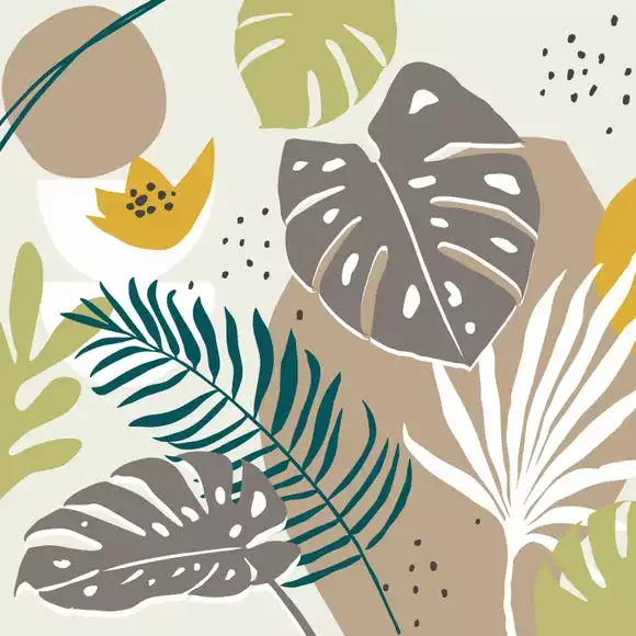 Dunelm Tropical Abstract Mural - Image 3