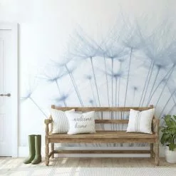 Dunelm Dandelion Mural Blue