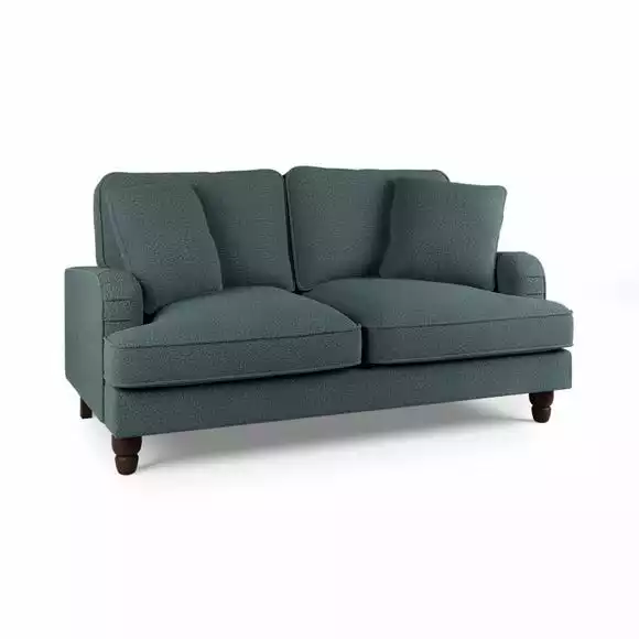 Dunelm Beatrice Chunky Soft Chenille 2 Seater Sofa - Image 3