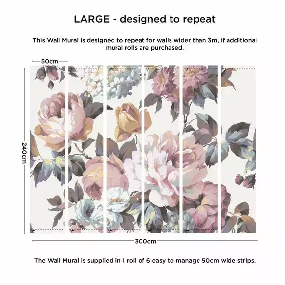 Dunelm Floral Wall Mural - Image 4