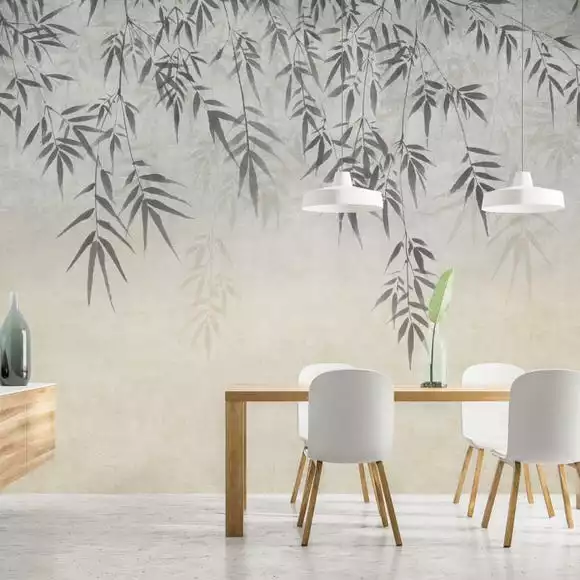 Dunelm Ombre Leaf Mural - Image 2