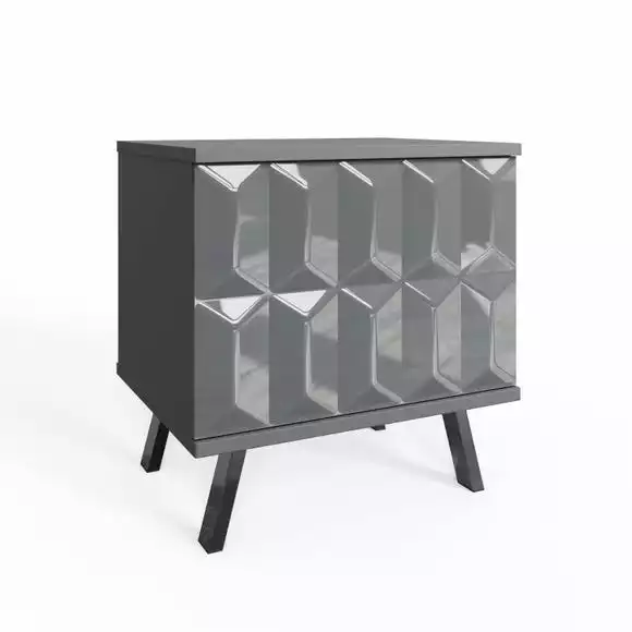 Frank Olsen Furniture Elevate Smart LED 1 Door Lamp Table - Image 6