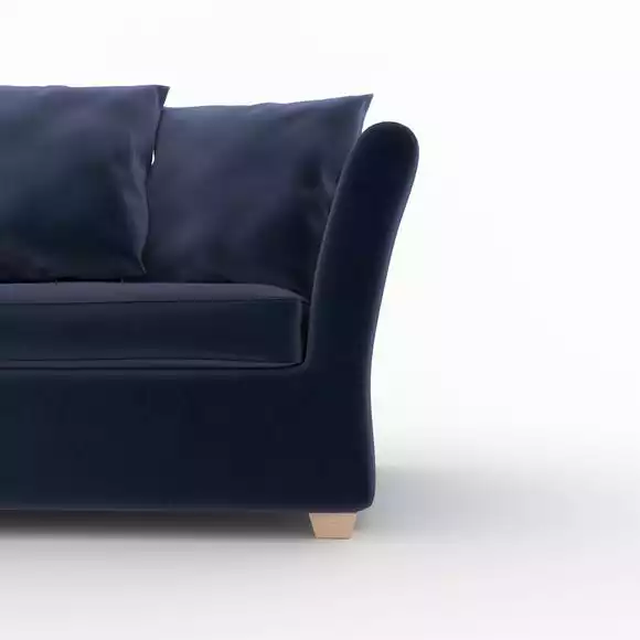 Kyoto Emmett Velvet Sofa Bed - Image 3